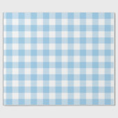 Blue Buffalo Check Pattern Cadeaupapier (Vlak)