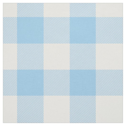 Blue Buffalo Check Pattern Stof (Swatch)