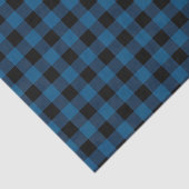 Blue Buffalo Check Tissuepapier (Detail)