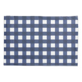 Blue Buffalo Plaid Boerderij Kip Kussen Hoesje Kussensloop (Achterkant)