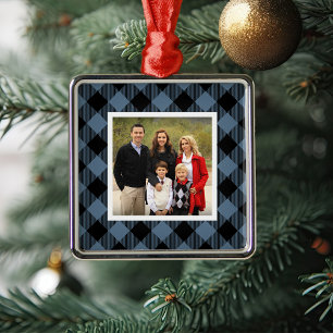 Blue Buffalo Play Holiday Foto Metalen Ornament