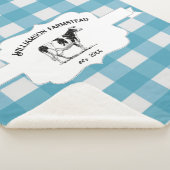 Blue Buffalo Pset Boerderij Koe Sherpa Blanket Sherpa Deken (3/4)