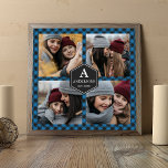 Blue Buffalo Pset Lumberjack Family Photo Collage Poster<br><div class="desc">Upload uw favoriete foto's om uw eigen unieke persoonlijke foto-cadeau te maken.</div>
