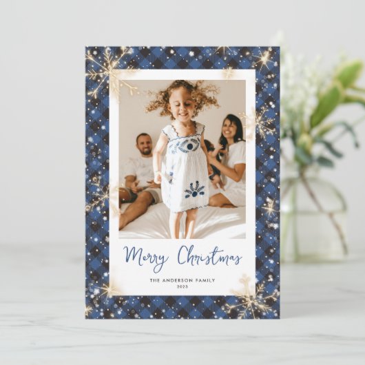 Blue Buffalo Pset met extra kerstkaarten Feestdagenkaart (Staand voorkant)