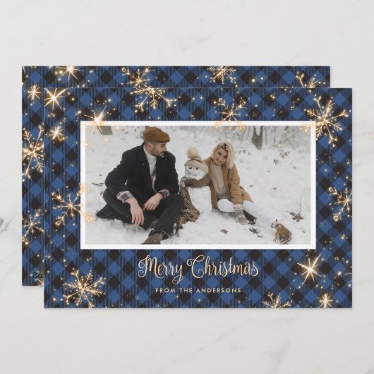 Blue Buffalo Pset met extra kerstkaarten Feestdagenkaart (Voorkant / Achterkant)