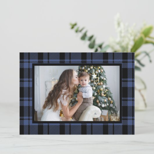 Blue Buffalo Pset met kerstfoto Kaart (Staand voorkant)