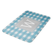 Blue Buffalo Pset Monogram Bath Mat (Gekanteld)