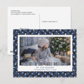 Blue Buffalo Pset Snow Stars Geloof foto Feestdagenkaart (Voorkant / Achterkant)