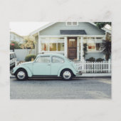BLUE BUG vintage auto & Cottage Briefkaarten (Voorkant)