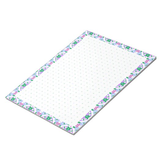 Blue BuJo Dot Grid Plan Habit Tracker Goal Planner Notitieblok (Schuin)