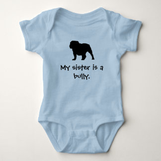 Blue Bully Sister Creeper Romper
