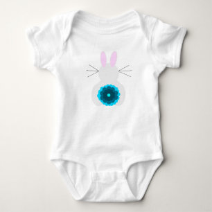 Blue Bunny Baby Body Suit Romper