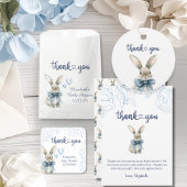 Blue Bunny Baby shower Bedankzakje