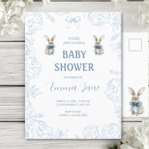Blue Bunny Baby shower