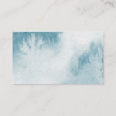 Blue Bunny Baby shower Luier Raffle Ticket Informatiekaartje (Achterkant)