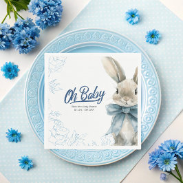 Blue Bunny Baby shower Servet