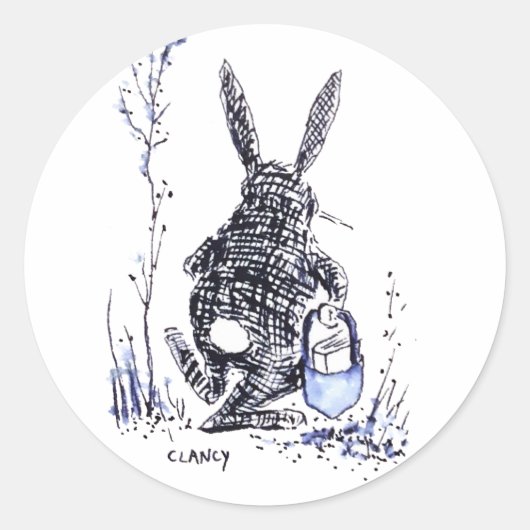 Blue Bunny Book sticker (Voorkant)