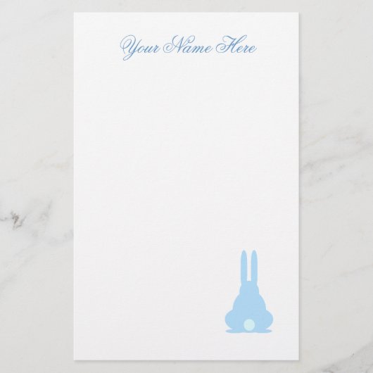 Blue Bunny Briefpapier (Voorkant)