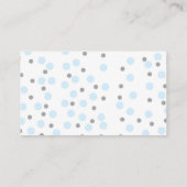 Blue Bunny Diaper Raffle Ticket Informatiekaartje (Achterkant)