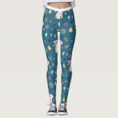 Blue Bunny Leggings (Voorkant)