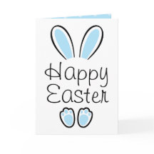 Blue Bunny Oren en Tenen Baby Jongen Eerste Pasen