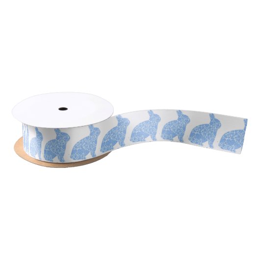 Blue Bunny Ribbon Satijnen Lint (Spoel)