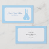 Blue Bunny Visitekaartje (Voorkant / Achterkant)