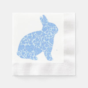 Blue Bunny Wegwerp Papieren servetten