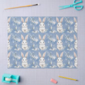 Blue Bunny Wishes – Custom Easter Wrapping Paper Tissuepapier (Craft)