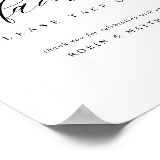 Blue Burgundy and Red Floral Wedding for Sign Poster (Hoek)