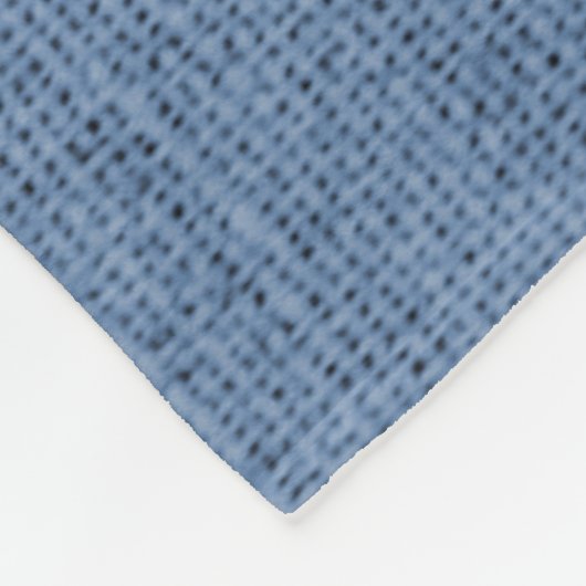 Blue Burlap Dog Mam Fleece Blanket (Hoek)