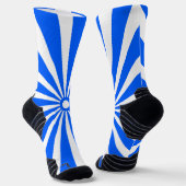 Blue Burst Energy Pattern Socks Sokken (Gebogen)