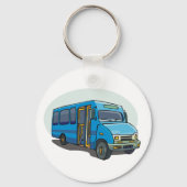Blue Bus Sleutelhanger (Voorkant)