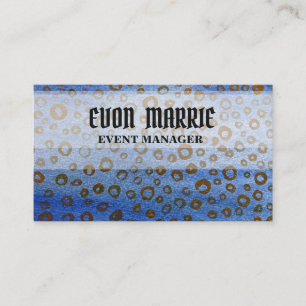 Blue Business-Kaart Visitekaartje