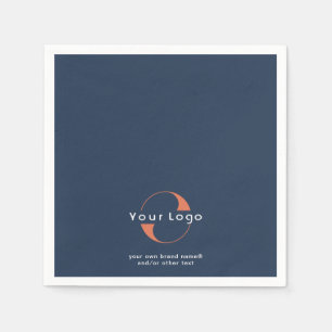 Blue Business logo + tekst Bedrijfsmerk Modern Servet