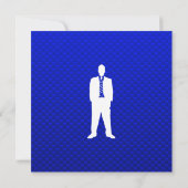 Blue Business Suit Kaart (Achterkant)