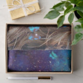 BLUE BUTERRFLY Beauty in Natuur-weefselpapier Tissuepapier (Geschenk)