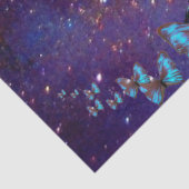 BLUE BUTERRFLY Beauty in Natuur-weefselpapier Tissuepapier (Detail)