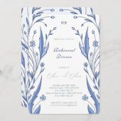 Blue Buttercup repetitie diner Kaart (Voorkant / Achterkant)