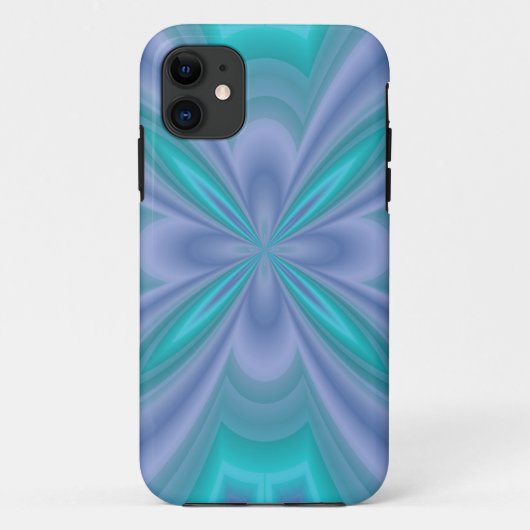 Blue Butterflies Abstract Case-Mate iPhone Case (Achterkant)