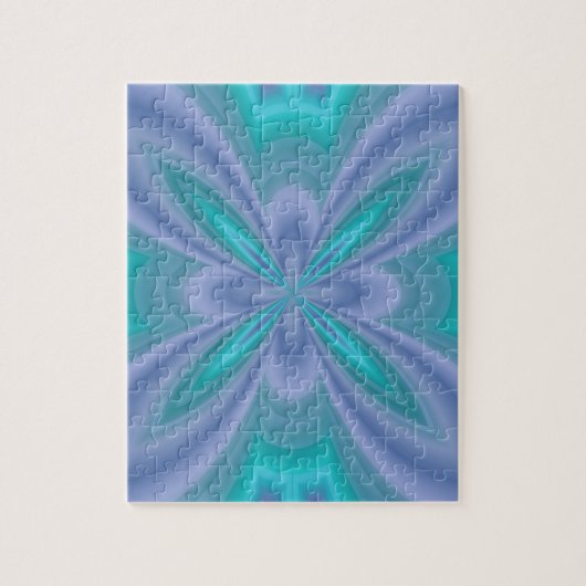 Blue Butterflies Abstract Legpuzzel (Verticaal)