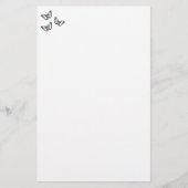 Blue Butterflies briefpapier (Voorkant)