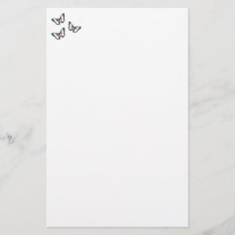 Blue Butterflies briefpapier