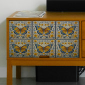 Blue Butterflies Decoupage Tissue Paper Tissuepapier