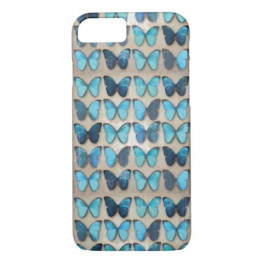  Blue Butterflies iPhone 7 Hoesje (Achterkant)