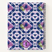 Blue Butterflies Paarse Lilacs Ladybugs Journal Notitieboek (Achterkant)