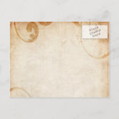 Blue Butterflies sparen de datum Aankondigingskaart (Achterkant)