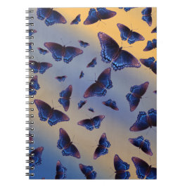 Blue Butterflies Sunrise Notitieboek