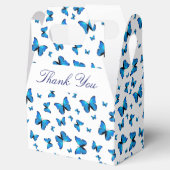 Blue butterflips bedankdoosjes (Geopend)