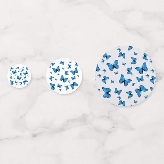 Blue butterflips confetti (Voorkanten)